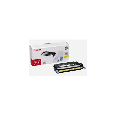Toner Canon 711 Jaune 6 000 pages réf. 1657B002 pour imprimante LBP 5300 LBP 5360 MF8450 9130 9170 MF9220dn 9280cdn Toner Canon 711 Jaune 6 000 pages réf. 1657B002 pour imprimante LBP 5300 LBP 5360 MF8450 9130 9170 MF9220dn 9280cdn