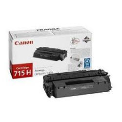 Toner Canon 715H Noir 7 000 pages réf. 1976B002 pour imprimante LBP 3310. LBP 3370