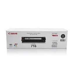 Toner Canon 716 Noir 2.3 000 pages réf. 1980B002 pour imprimante LBP 5050. LBP 5050n