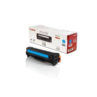 Toner Canon 718 Cyan 2 900 pages réf. 2661B002 pour imprimante LBP 7200. 7660Cdn. 7680Cx