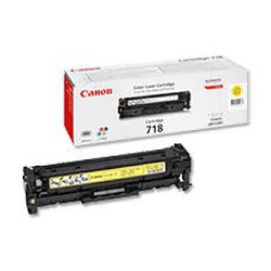 Toner Canon 718 Jaune 2 900 pages réf. 2659B002 pour imprimante LBP 7200. 7660Cdn. 7680Cx