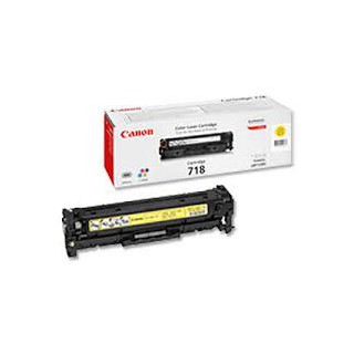 Toner Canon 718 Jaune 2 900 pages réf. 2659B002 pour imprimante LBP 7200. 7660Cdn. 7680Cx