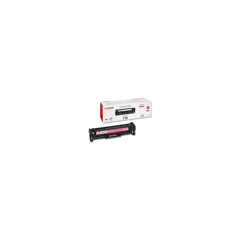 Toner Canon 718 Magenta 2 900 pages réf. 2660B002 pour imprimante LBP 7200 7660Cdn 7680Cx