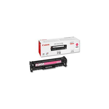 Toner Canon 718 Magenta 2 900 pages réf. 2660B002 pour imprimante LBP 7200 7660Cdn 7680Cx