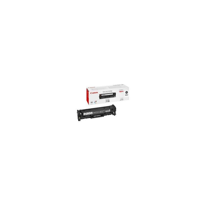 Toner Canon 718 Noir 3 400 pages réf. 2662B002 pour imprimante LBP 7200 7660Cdn 7680Cx