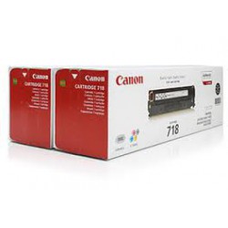 Toner Canon 718 Noir réf. 2662B017 2 x 3 400 pages pour imprimante LBP 7200. 7660 7680