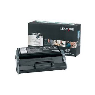 12A7400 Toner Noir pour imprimante Lexmark E321t, E323tn E323tn