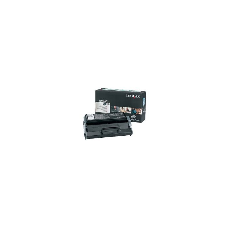 12A7400 Toner Noir pour imprimante Lexmark E321t, E323tn E323tn