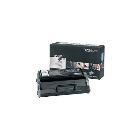 12A7400 Toner Noir pour imprimante Lexmark E321t, E323tn E323tn 12A7400 Toner Noir pour imprimante Lexmark E321t, E323tn E323tn
