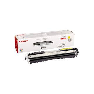 Toner Canon 729 Jaune réf. 4367B002 1 000 pages pour imprimante LBP7010C. 7018C