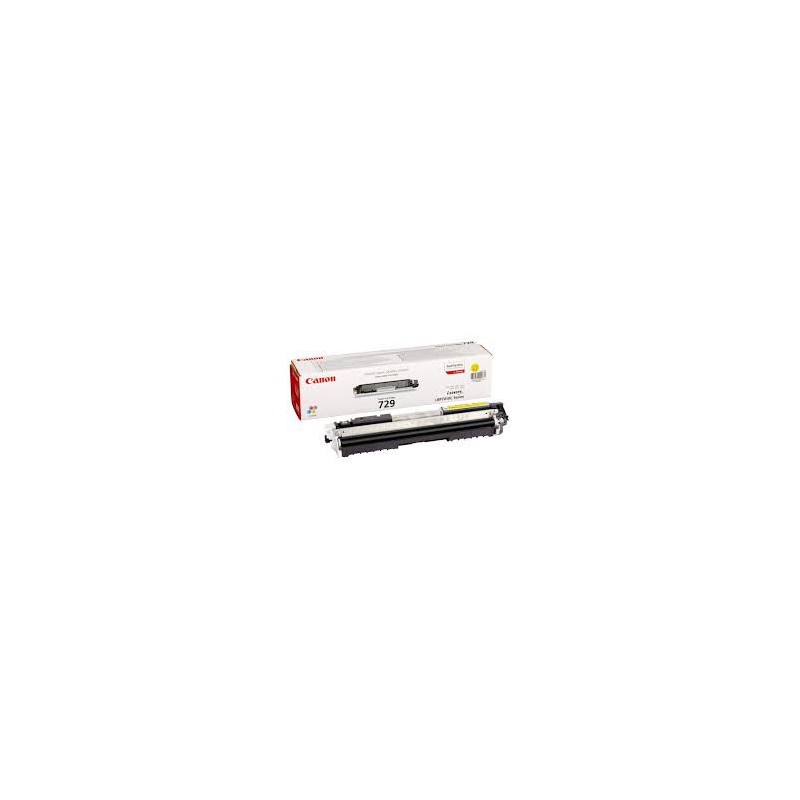 Toner Canon 729 Jaune réf. 4367B002 1 000 pages pour imprimante LBP7010C 7018C