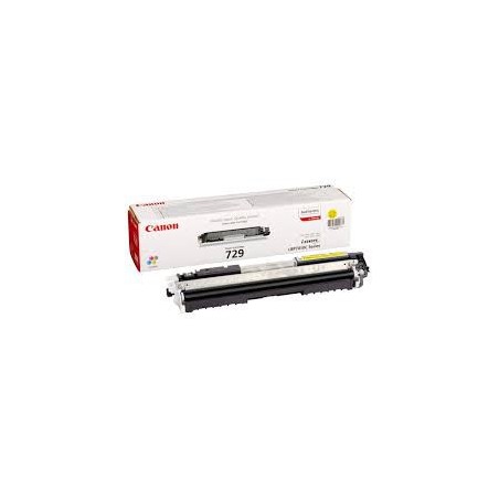Toner Canon 729 Jaune réf. 4367B002 1 000 pages pour imprimante LBP7010C 7018C Toner Canon 729 Jaune réf. 4367B002 1 000 pages pour imprimante LBP7010C 7018C