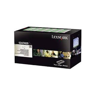 12A7405 Toner Noir pour imprimante Lexmark E321t, E323tn E323tn