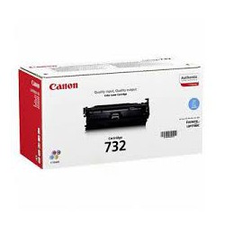 Toner Canon 732 Cyan 6400 pages réf. 6262B002 pour imprimante LBP-7780