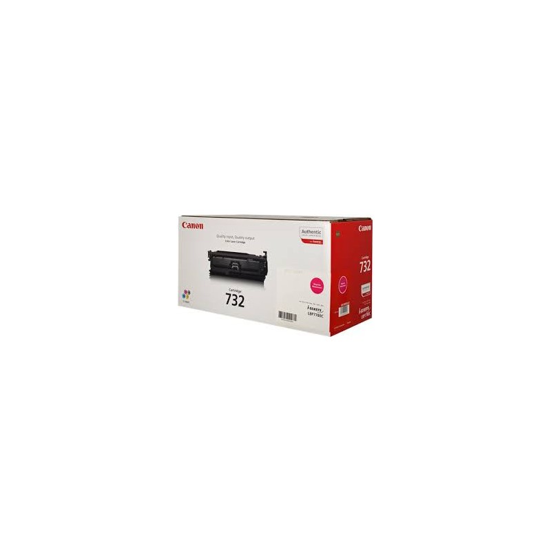 Toner Canon 732 Magenta 6400 pages réf. 6261B002 pour imprimante LBP-7780