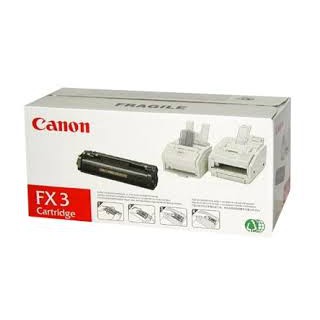 Canon Toner Noir FX-3 réf. 1557A003 4800 pages pour imprimante Fax L200.220. 240. 250. 260. 280. 290. 295. 300. 350. 360