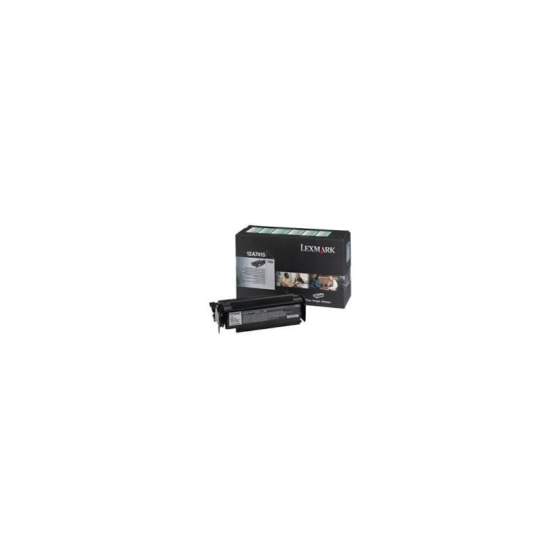 12A7415 Toner Noir 10k pour imprimante Lexmark Optra T 420d/dn/n