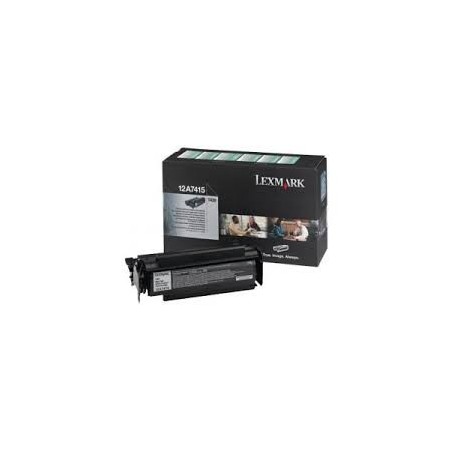 12A7415 Toner Noir 10k pour imprimante Lexmark Optra T 420d/dn/n 12A7415 Toner Noir 10k pour imprimante Lexmark Optra T 420d/dn/n