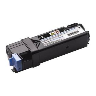 Cartouche de toner Dell 2150cn Noir LC 1,2k (2FV35) pour imprimante Dell 2150cn, 2150cdn, 2155cn, 2155cdn