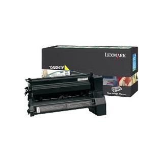 15G041Y Toner Jaune 6k pour imprimante Lexmark C752, C760, C762, X752e, X762e