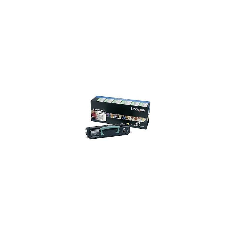 X203A11G Toner Noir pour imprimante Lexmark Optra X203n, X204n