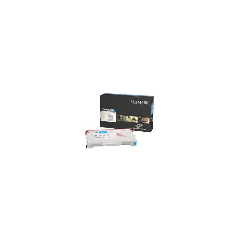 20K0500 Toner Cyan pour imprimante Lexmark C510/dn/dtn/n/tn