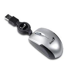 Micro Traveler USB Argent Genius (Souris Filaire Optique)