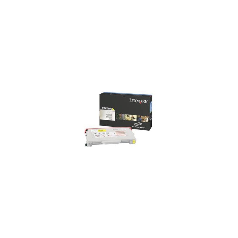 20K0502 Toner Jaune pour imprimante Lexmark C510/dn/dtn/n/tn