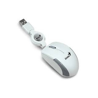 Micro Traveler USB Blanc Genius (Souris Filaire Optique)