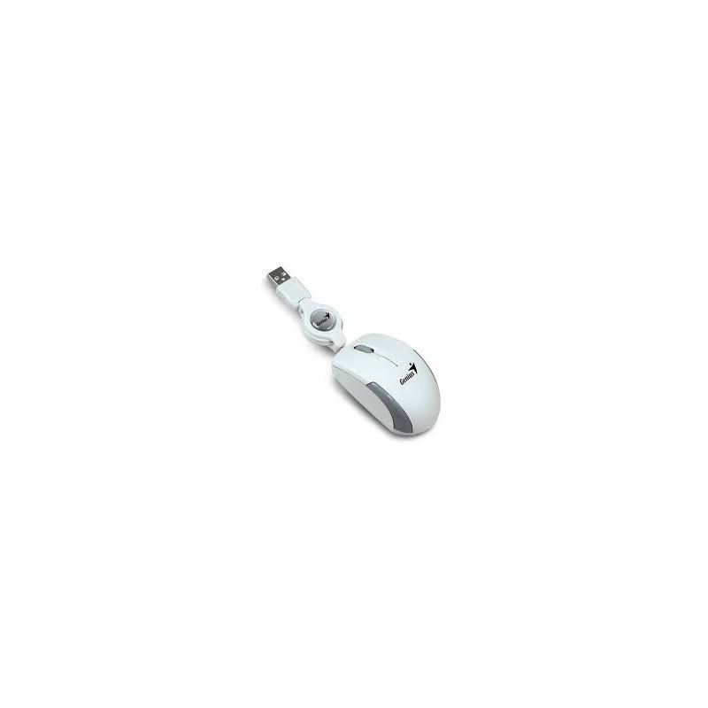 Micro Traveler USB Blanc Genius (Souris Filaire Optique)