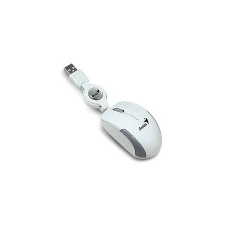 Micro Traveler USB Blanc Genius (Souris Filaire Optique) Micro Traveler USB Blanc Genius (Souris Filaire Optique)