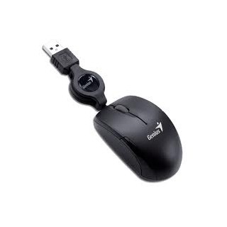 Micro Traveler USB Noir Genius (Souris Filaire Optique)