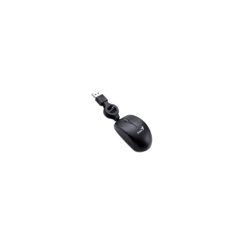 Micro Traveler USB Noir Genius (Souris Filaire Optique)