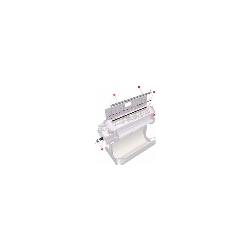 CK839-67009 Starwheel Assembly A0 traceur HP Designjet T1200 T610 T770