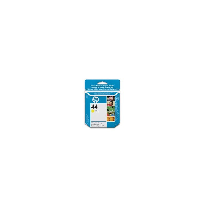 51644YE Encre Jaune (HP n° 44) pour traceur HP Designjet 230 330 430