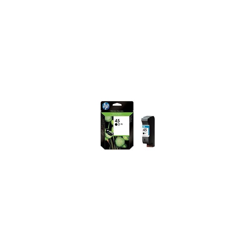 51645AE Encre Noir (HP n° 45) pour traceur HP Designjet 700 750 755