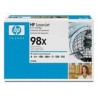 92298X Toner Noir (HP 98X) pour imprimante HP Laserjet 44M4+ 4M+55M5N