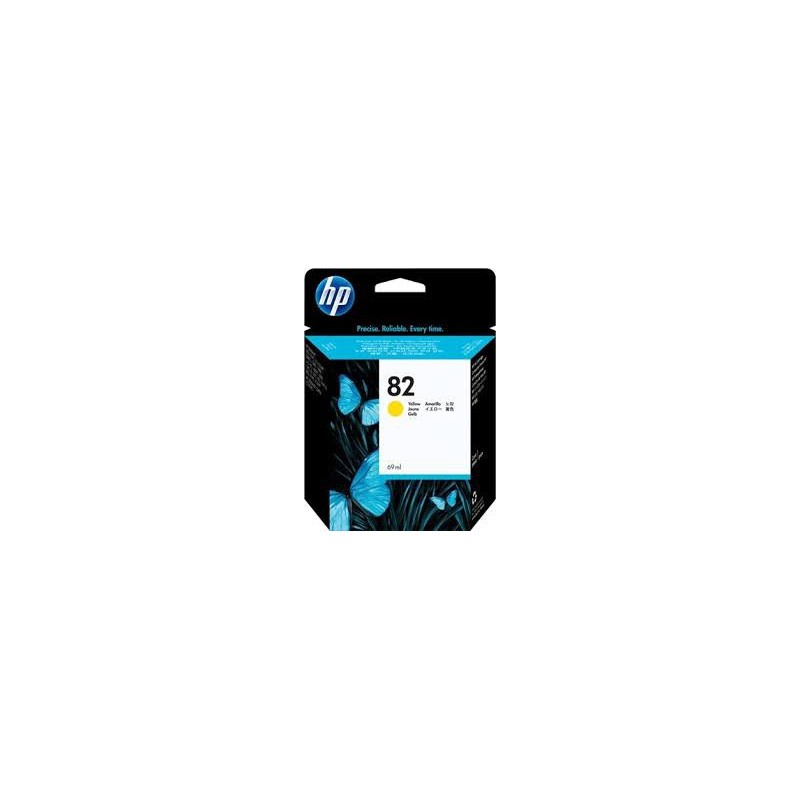 C4913A Encre imprimante HP n° 82 Jaune