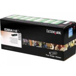 E260A11E Toner Noir pour imprimante Lexmark E460, E462, E260, E360