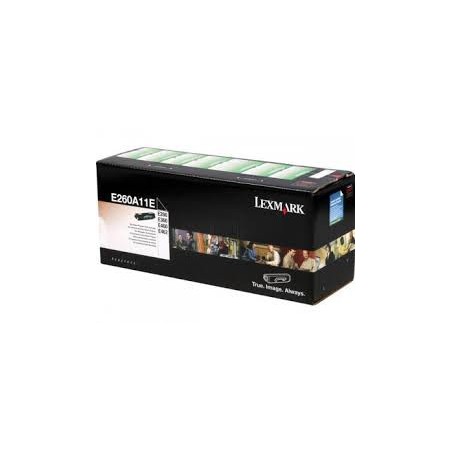 E260A11E Toner Noir pour imprimante Lexmark E460, E462, E260, E360 E260A11E Toner Noir pour imprimante Lexmark E460, E462, E260, E360
