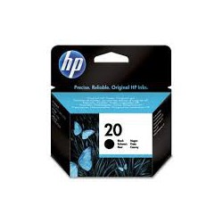 C6614DE Encre Noir (HP n° 20) pour imprimante HP Apollo, Deskjet et Fax