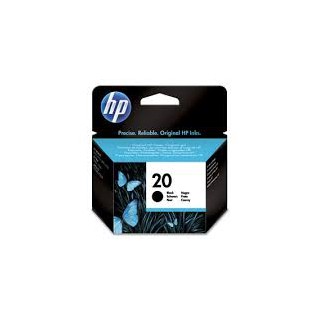 C6614DE Encre Noir (HP n° 20) pour imprimante HP Apollo, Deskjet et Fax