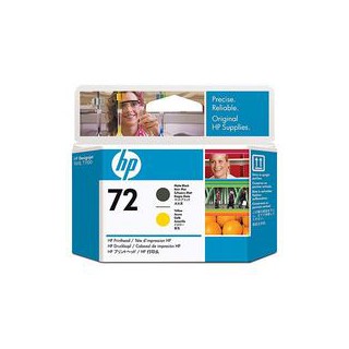 C9384A Tête d'impression Noir + Jaune (HP n° 72) traceur HP Designjet T1100 T1120 T1200