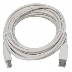 Cable USB type AB 5 m. cable USB imprimante