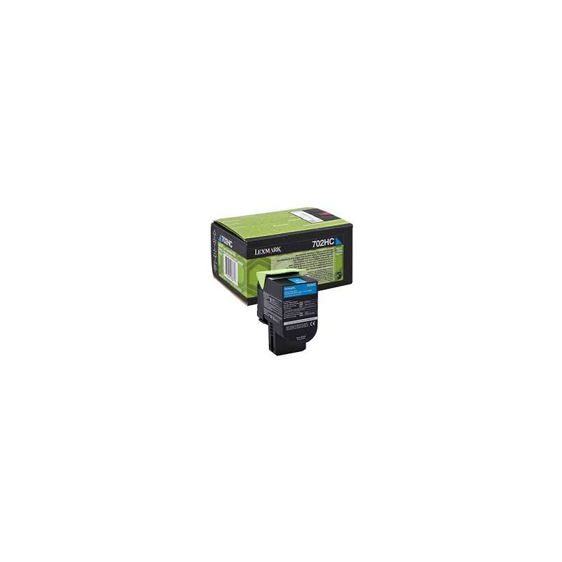 70C20C0 Toner Cyan pour imprimante Lexmark CS310, CS410, CS510