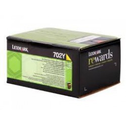 70C20Y0 Toner Jaune pour imprimante Lexmark CS310, CS410, CS510