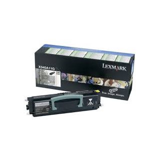 X340A11G Toner Noir pour imprimante Lexmark X340, X342