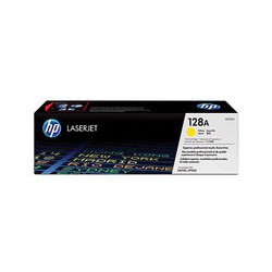 CE322A Cartouche de Toner Jaune 128A imprimante HP Color Laserjet Pro CM 1415 et CP 1525