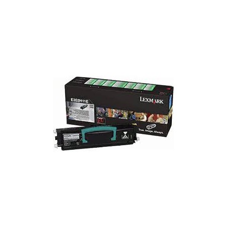 E352H11E Toner Noir pour imprimante Lexmark E350, E352 E352H11E Toner Noir pour imprimante Lexmark E350, E352