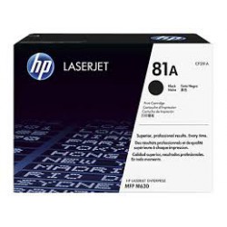 CF281A Noir Toner imprimante HP Color Laserjet M604 M605 M606 M630 (HP 81A)